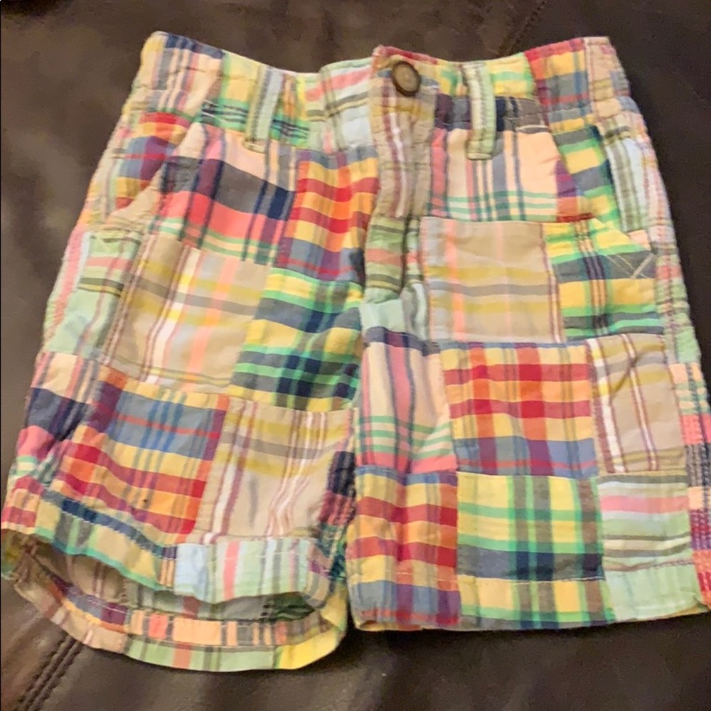 Boys Gap plaid shorts